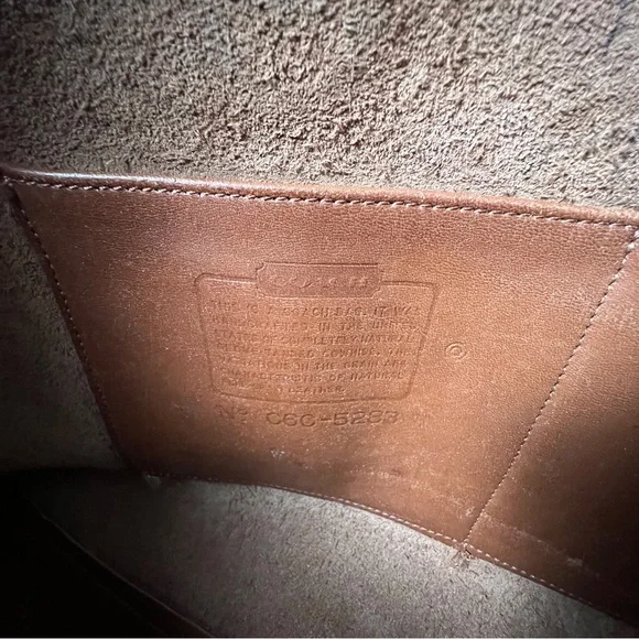 Vintage Coach Harrison Brown Leather Briefcase 5283 - Picture 7 of 16